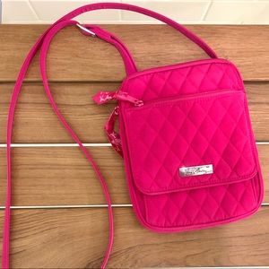 Vera Bradley Pink Mini Hipster Crossbody Purse